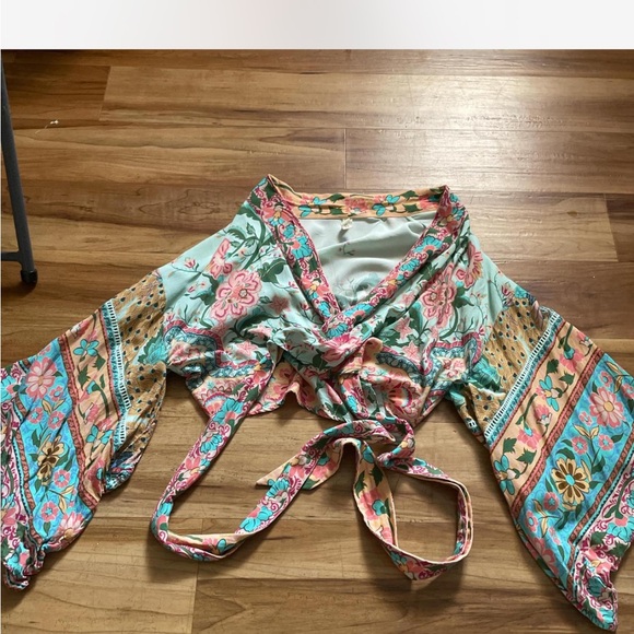 Spell Lotus Kimono Set Top & Bottom Size XS Perfect condition - Picture 8 of 10